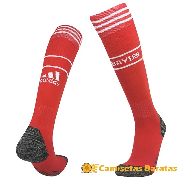 Casa 4.90 Calcetines Bayern Múnich 2022 2023 Rojo Futbol Originales