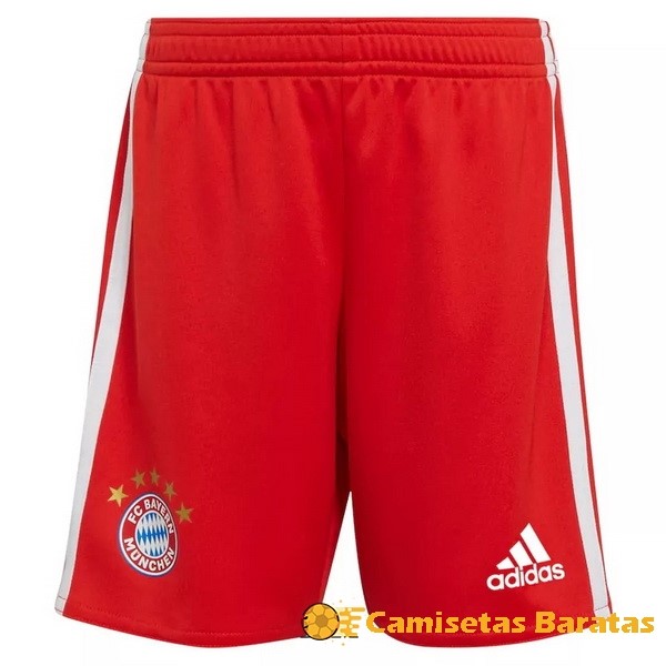 Casa 9.90 Pantalones Bayern Múnich 2022 2023 Rojo Futbol Originales