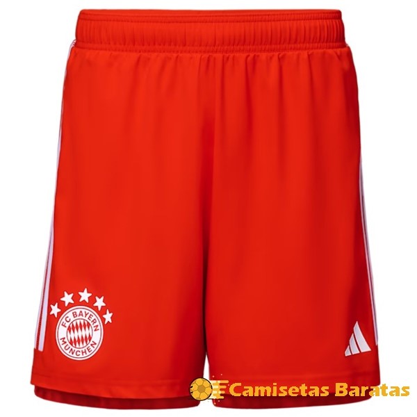 Casa 9.90 Pantalones Bayern Múnich 2023 2024 Rojo Futbol Originales