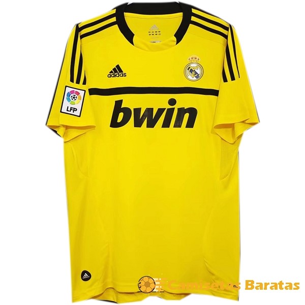 Portero 22.00 Camiseta Real Madrid 2011 2012 Amarillo Futbol Originales