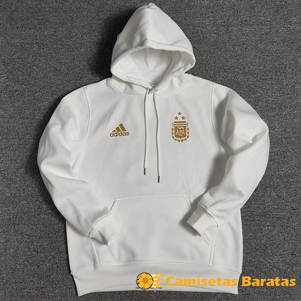 Sudaderas 36.50 Con Capucha Argentina 2023 Blanco Futbol Originales