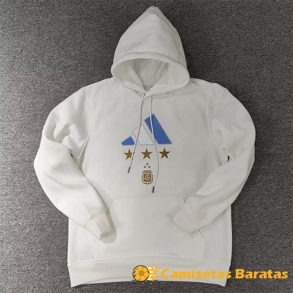 Sudaderas 36.50 Con Capucha Argentina 2023 I Blanco Futbol Originales