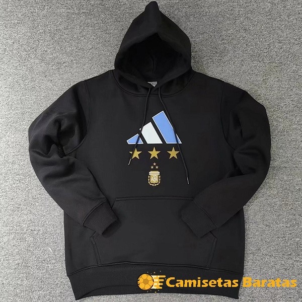 Sudaderas 36.50 Con Capucha Argentina 2023 I Negro Futbol Originales