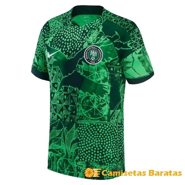 Tailandia 20.00 Casa Camiseta Nigeria 2022 Verde Futbol Originales