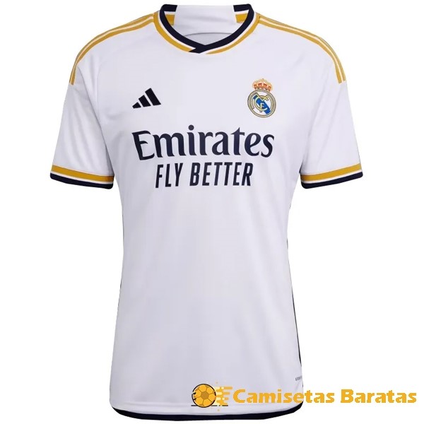 Tailandia 20.00 Casa Camiseta Real Madrid 2023 2024 Blanco Futbol Originales