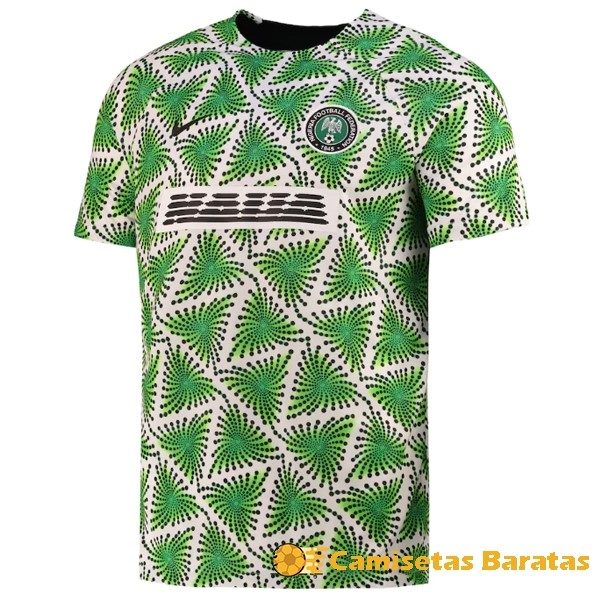 Tailandia 20.00 Previo al partido Camiseta Nigeria 2023 Verde Futbol Originales