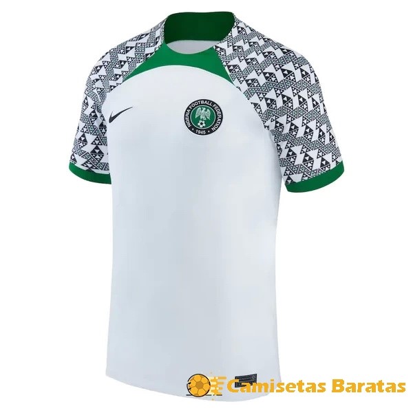 Tailandia 20.00 Segunda Camiseta Nigeria 2022 Blanco Futbol Originales