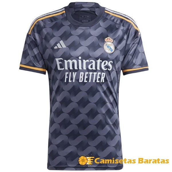 Tailandia 20.00 Segunda Camiseta Real Madrid 2023 2024 Gris Futbol Originales