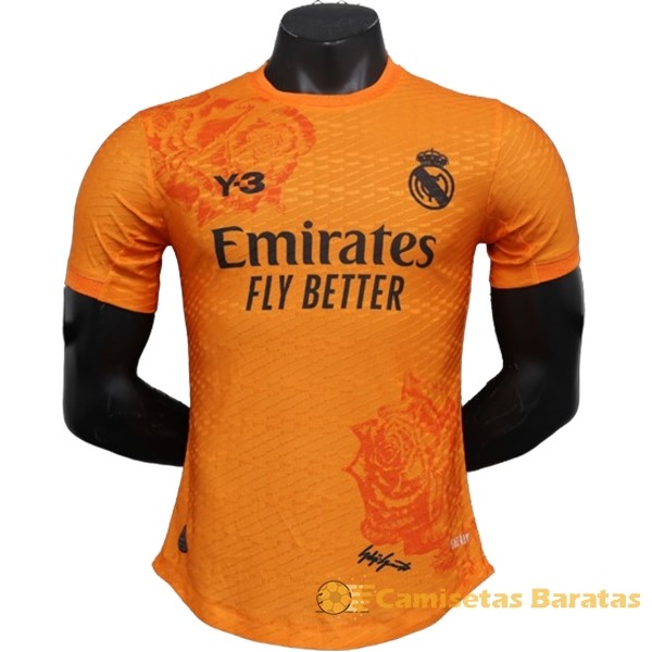 Especial Jugadores Camiseta Real Madrid 2024 Naranja Futbol Originales