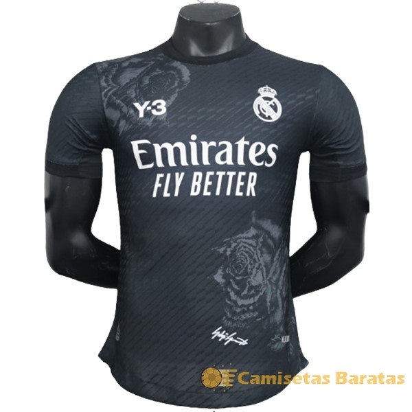 Especial Jugadores Camiseta Real Madrid 2024 Negro Futbol Originales