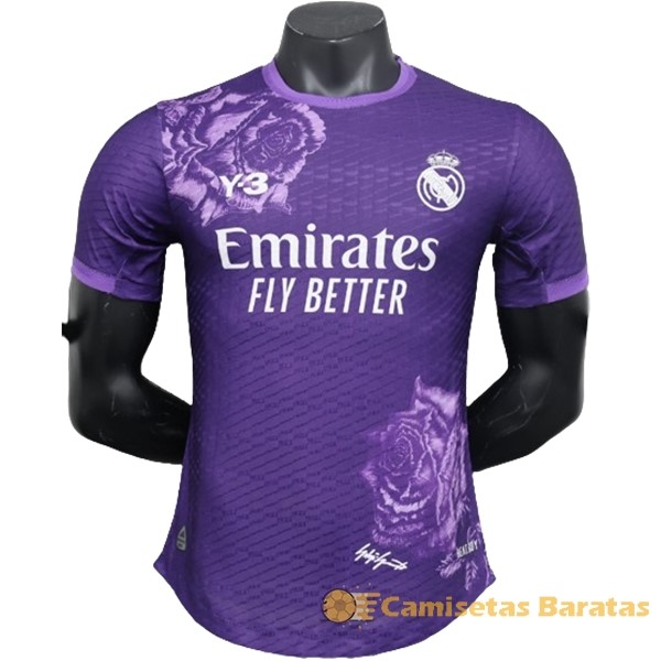 Especial Jugadores Camiseta Real Madrid 2024 Purpura Futbol Originales