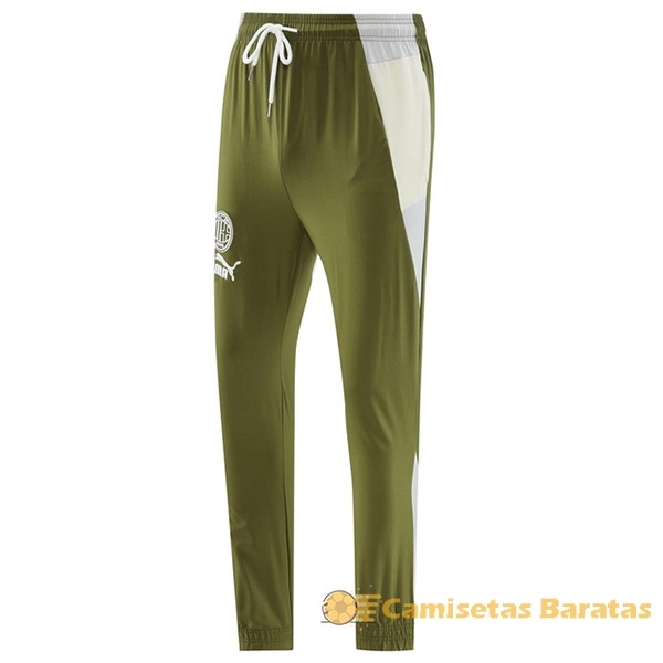 Pantalones Deportivos AC Milan 2023 2024 Verde Gris Futbol Originales