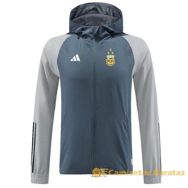 Rompevientos Argentina 2023 Gris Futbol Originales