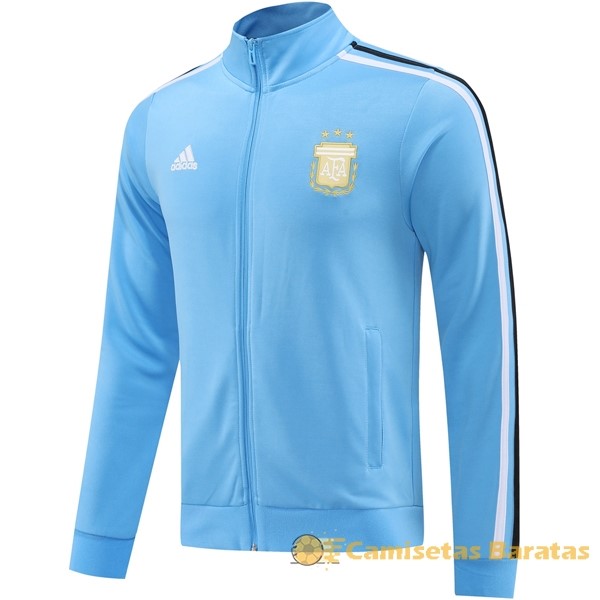 Ropa Deportiva Con Cremallera Larga Argentina 2024 Azul Futbol Originales