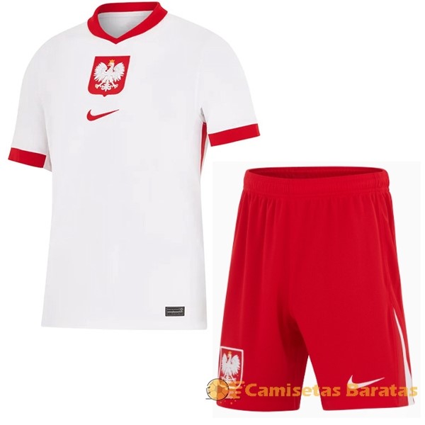 Casa Conjunto De Niños Polonia 2024 Futbol Originales