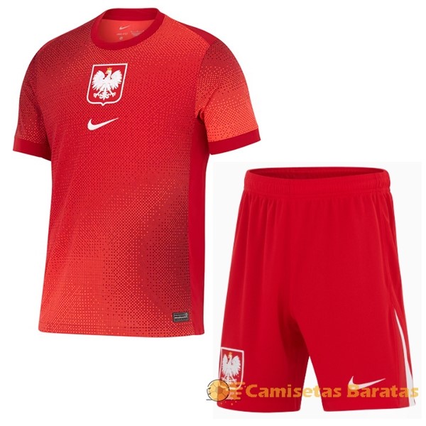 Segunda Conjunto De Niños Polonia 2024 Futbol Originales